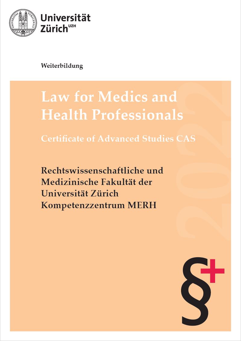 CAS Law for Medics and Health Professionals